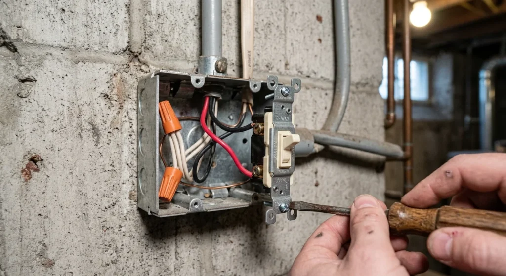 electrical wire color code black and red hot wires in switch box